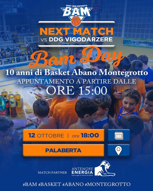 BAM Day ! 10 anni di Basket Abano Montegrotto