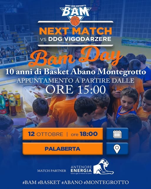 BAM Day ! 10 anni di Basket Abano Montegrotto